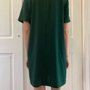 Hunter green sheath dress